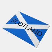 Schottische Flagge - schottische Regierung Fußmatte (Schrägansicht)