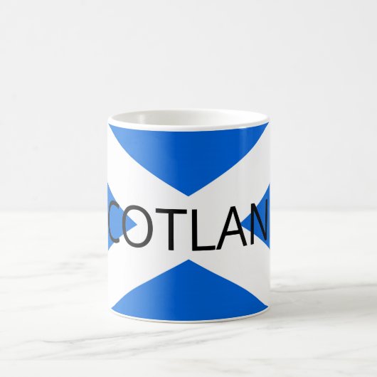 Schottische Flagge - schottischer Minister Kaffeetasse (Mittel)