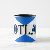 Schottische Flagge - schottischer Minister Tasse (Zentrum)