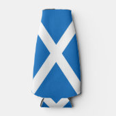 Schottische Flagge - Schottischer Salreifen Flaschenkühler (Vorderseite)