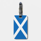 Schottische Flagge - Schottischer Salreifen Gepäckanhänger (Rückseite vertikal)