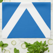 Schottische Flagge - Schottischer Salreifen Küchentuch (Gefaltet)