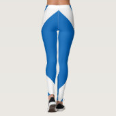 Schottische Flagge - Schottischer Salreifen Leggings (Rückseite)