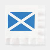 Schottische Flagge - Schottischer Salreifen Serviette (Vorderseite)