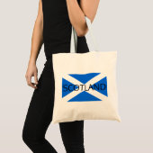 Schottische Flagge - Schottland btcn Tragetasche (Vorderseite (Produkt))