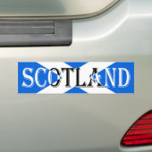 Schottische Flagge Schottland Invertierte B-Aufkle Autoaufkleber (Auf Auto)