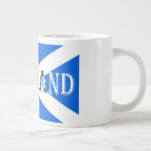 Schottische Flagge Schottland Invertierte Jumbo-Ta Jumbo-Tasse (Rechts)