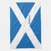 Schottische Flagge & Schottland Land Patriots / Sp Geschirrtuch (Vertikal)