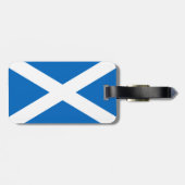 Schottische Flagge Schottlands Saint-Andrew's Cros Gepäckanhänger (Rückseite horizontal)