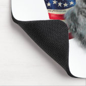 Schottische Flagge (schwarz) Mousepad (Ecke)
