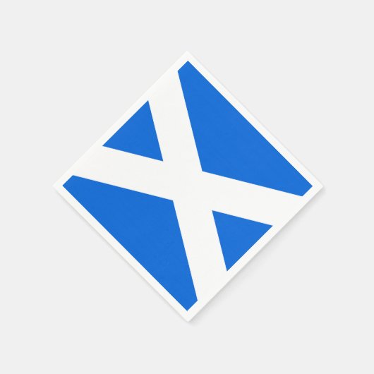 Schottische Flagge Serviette (Ecke)