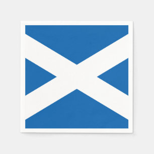 Schottische Flagge Serviette