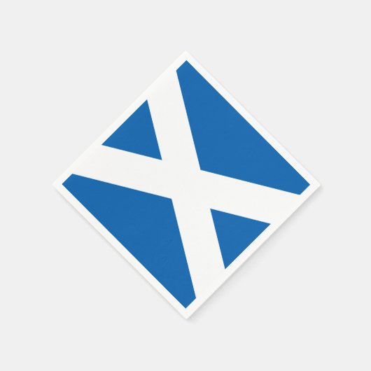 Schottische Flagge Serviette (Ecke)