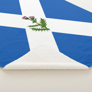 Schottische Flagge Sherpadecke