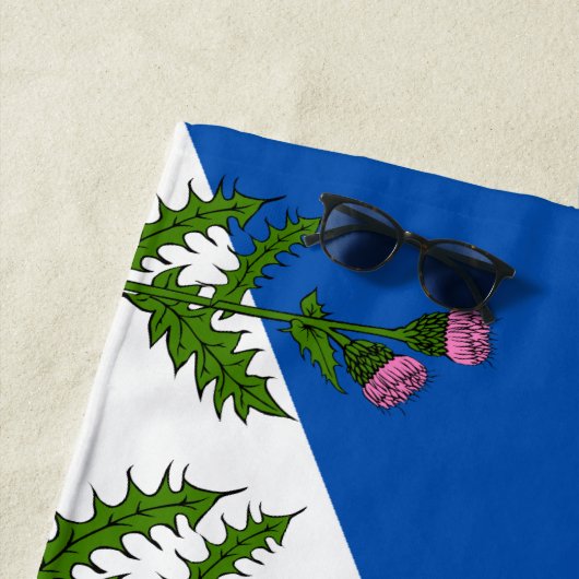 Schottische Flagge Strandtuch (Beispiel)