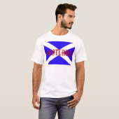 Schottische Flagge. T-Shirt (Vorne ganz)