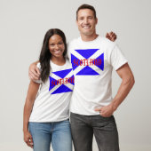 Schottische Flagge. T-Shirt (Unisex)