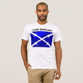 Schottische Flagge T-Shirt (Vorne ganz)