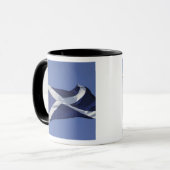 Schottische Flagge Tasse (Vorderseite Links)