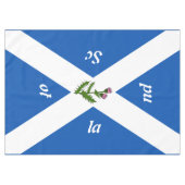 Schottische Flagge Tischdecke (Vorderseite (Horizontal))