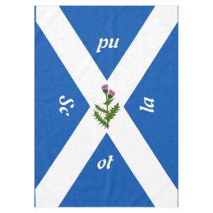 Schottische Flagge Tischdecke
