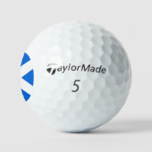 Schottische Flagge tmtp5 gbcnt Golfball (Logo)