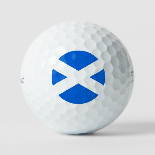 Schottische Flagge tpv1 gbcnt Golfball (Vorderseite)