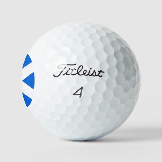 Schottische Flagge tpv1 gbcnt Golfball (Logo)