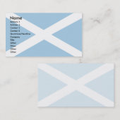 Schottische Flagge Visitenkarte (Vorne/Hinten)