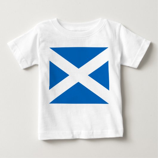 Schottische Flagge von Schottland, Saint-Andrew-Kr Baby T-shirt (Vorderseite)