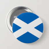 Schottische Flagge von Schottland, Saint-Andrew-Kr Button (Vorne & Hinten)