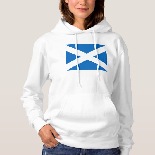 Schottische Flagge von Schottland, Saint-Andrew-Kr Hoodie (Vorderseite)