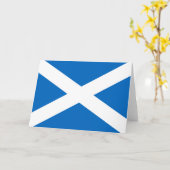 Schottische Flagge von Schottland, Saint-Andrew-Kr Karte (Gelbe Blume)