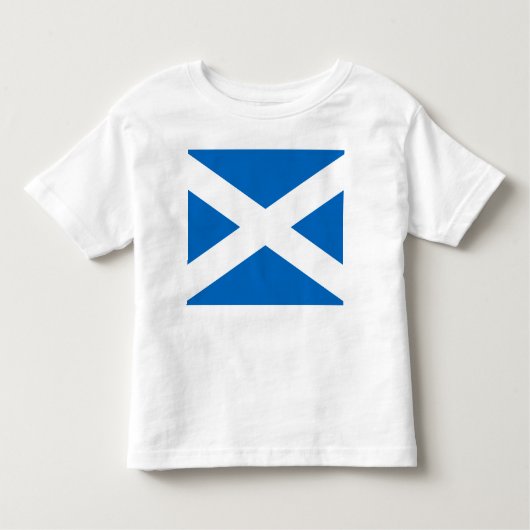 Schottische Flagge von Schottland, Saint-Andrew-Kr Kleinkind T-shirt (Vorderseite)