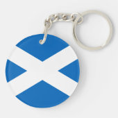 Schottische Flagge von Schottland, Saint-Andrew-Kr Schlüsselanhänger (Rückseite)