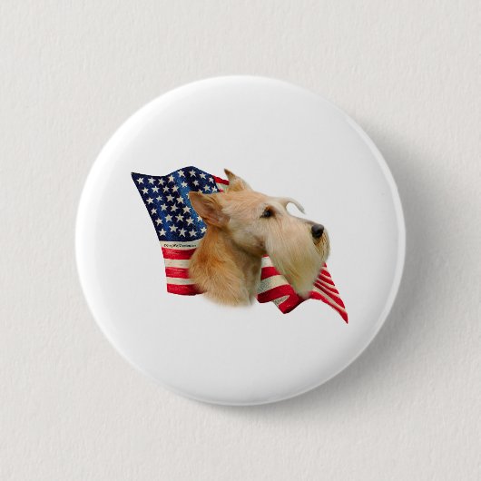 Schottische Flagge (Weizen) Button (Vorderseite)