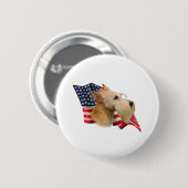 Schottische Flagge (Weizen) Button (Vorne & Hinten)