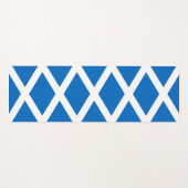 Schottische Flagge Yogamatte (Vorderseite (Horizontal))