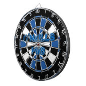 Schottische Flagge - Zolldartboard in Schottland Dartscheibe (Vorderseite rechts)