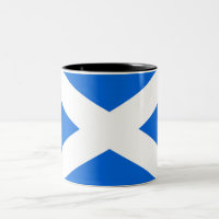 Schottische Flagge Zweitone-Tasse