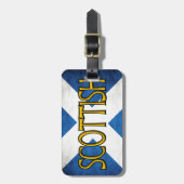 Schottische Flaggen-Collage Gepäckanhänger (Vorderseite vertikal)