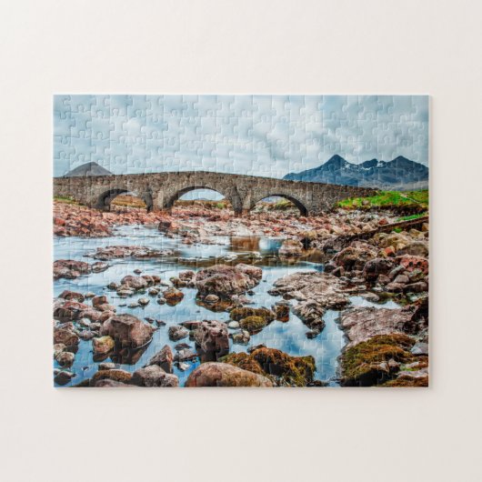 Schottische Flussbrücke. Puzzle (Horizontal)