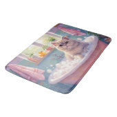 Schottische Fold-Badezimmer-Dekoration Badematte (Schrägansicht)