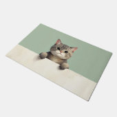 Schottische Fold-Katze Türmatte Kunst (Schrägansicht)