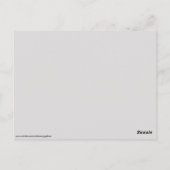 Schottische Gulden karierte Postkarte (Rückseite)