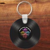 Schottische Highland Cow. Moohemian Rhapsody Schlüsselanhänger (Vorderseite)