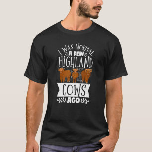 Schottische Highland-Rinder Kuh Züchter Longhorn I T-Shirt