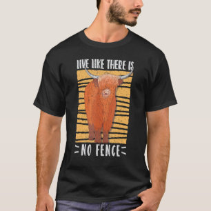 Schottische Highland-Rinder Kuh Züchter Longhorn L T-Shirt