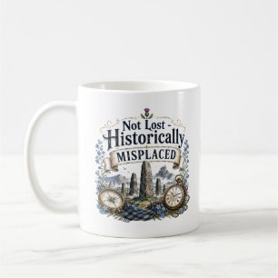 Schottische Highland-Zeitreise Stehende Steine Kaffeetasse