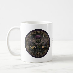 Schottische Highland-Zeitreise Stehende Steine Kaffeetasse
